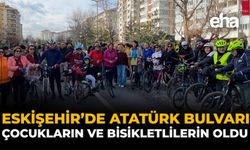 Eskişehir’de Atatürk Bulvarı, Çocukların ve Bisikletlilerin Oldu