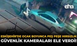 Eskişehir'de Ocak Boyunca Peş Peşe Hırsızlık: Güvenlik Kameraları Ele Verdi!