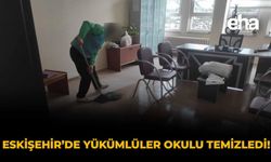 Eskişehir’de Yükümlüler Okulu Temizledi!