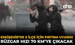 Eskişehir’de 5 İlçe İçin Fırtına Uyarısı: Rüzgâr Hızı 70 Km’ye Çıkacak