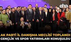 AK Parti İl Danışma Meclisi Toplandı: Gençlik ve Spor Yatırımları Konuşuldu