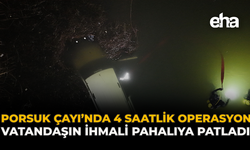 Porsuk Çayı’nda 4 Saatlik Operasyon: Vatandaşın İhmali Pahalıya Patladı