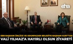 EBB Başkanı Ünlüce ve Odunpazarı Belediye Başkan Kurt'tan Vali Yılmaz’a Hayırlı Olsun Ziyareti