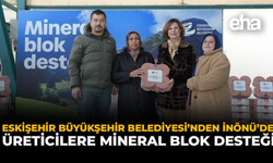 Eskişehir Büyükşehir Belediyesi’nden İnönü’de Üreticilere Mineral Blok Desteği