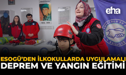 ESOGÜ’den İlkokullarda Uygulamalı Deprem ve Yangın Eğitimi