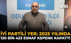 İYİ Partili Yer: “2025 Yılında 120 Bin 423 Esnaf Kepenk Kapattı”