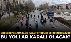Eskişehir'de Arabasız Pazar Etkinliği Yeniden Başlıyor: Bu Yollar Kapalı Olacak