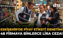 Eskişehir’de Fiyat Etiketi Denetimi: 48 Firmaya Binlerce Lira Ceza!