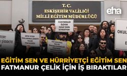 Eğitim Sen ve Hürriyetçi Eğitim Sen Fatmanur Çelik İçin İş Bıraktılar
