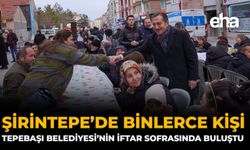 Şirintepe’de Binlerce Kişi Tepebaşı Belediyesi’nin İftar Sofrasında Buluştu