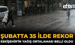 Şubatta 35 İlde Rekor: Eskişehir’in Yağış Ortalaması Belli Oldu