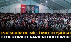 Eskişehir’de Milli Maç Coşkusu Dede Korkut Parkı’nı Doldurdu