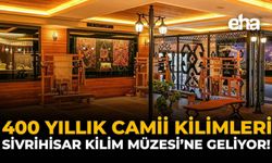 400 Yıllık Ulu Cami Kilimleri Sivrihisar Kilim Müzesi’ne Geliyor