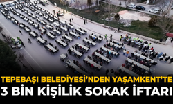 Tepebaşı Belediyesi’nden Yaşamkent’te 3 Bin Kişilik Sokak İftarı