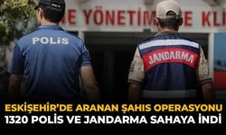 Eskişehir’de Aranan Şahıs Operasyonu: 1320 Polis ve Jandarma Sahaya İndi