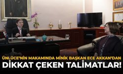 Ünlüce'nin Makamında Minik Başkan Ece Akkan’dan Dikkat Çeken Talimatlar!