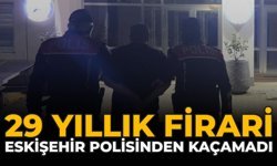 29 Yıllık Firari, Eskişehir Polisinden Kaçamadı