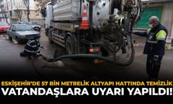Eskişehir’de 57 Bin Metrelik Altyapı Hattında Temizlik: Vatandaşlara Uyarı Yapıldı!