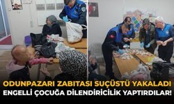 Odunpazarı Zabıtası Suçüstü Yakaladı: Engelli Çocuğa Dilencilik Yaptırdılar