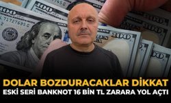 Dolar Bozduracaklar Dikkat: Eski Seri Banknot 16 Bin TL Zarara Yol Açtı