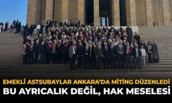 Emekli Astsubaylar Ankara'da Miting Düzenledi: "Bu Ayrıcalık Değil, Hak Meselesi"