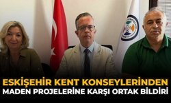 Eskişehir Kent Konseylerinden Maden Projesine Karşı Ortak Bildiri
