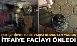 Eskişehir’de Gece Yarısı Korkutan Yangın: İtfaiye Faciayı Önledi