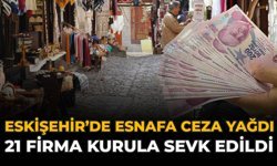 Eskişehir'de Esnafa Ceza Yağdı: 21 Firma Kurula Sevk Edildi