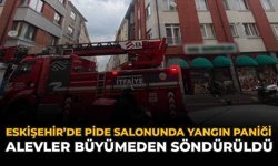 Eskişehir'de Pide Salonunda Yangın Paniği: Alevler Büyümeden Söndürüldü