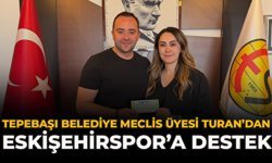 Tepebaşı Belediye Meclis Üyesi Turan’dan Eskişehirspor’a Destek