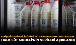 Eskişehir'de Üretici Sütünü Sattı Vatandaş Uygun Fiyata Aldı: Halk Süt Modeli’nin Verileri Açıklandı