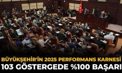 Büyükşehir'in 2025 Performans Karnesi: 103 Göstergede %100 Başarı