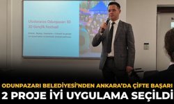 Odunpazarı Belediyesi’nden Ankara’da Çifte Başarı: 2 Proje İyi Uygulama Seçildi