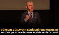 Gökhan Günaydın Eskişehir’de Konuştu: Atatürk Şeker Fabrikasının Yerini Kendi Gösterdi