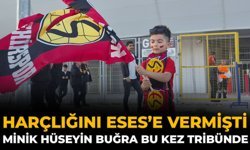 Harçlığını Eses’e Vermişti: Minik Hüseyin Buğra Bu Kez Tribünde