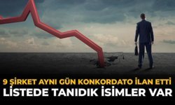 9 Şirket Aynı Gün Konkordato İlan Etti: Listede Tanıdık İsimler Var
