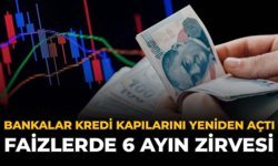 Bankalar Kredi Kapılarını Araladı: Faizlerde 6 Ayın Zirvesi Geldi