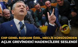 CHP Genel Başkanı Özel, Meclis Kürsüsünden Açlık Grevindeki Madencilere Seslendi