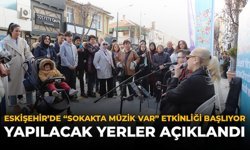 Eskişehir’de “Sokakta Müzik Var” Etkinliği Başlıyor: Yapılacak Yerler Açıklandı