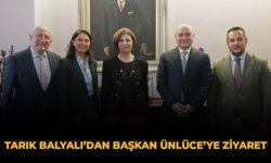 Tarık Balyalı’dan Başkan Ünlüce’ye Ziyaret