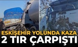 Eskişehir Yolunda Kaza: 2 Tır Çarpıştı