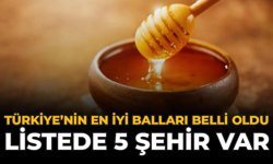 Türkiye'nin En İyi Balları Belli Oldu! Listede 5 Şehir Var