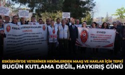 Eskişehir’de Veteriner Hekimlerden Maaş ve Haklar İçin Tepki: “Bugün Kutlama Değil, Haykırış Günü”