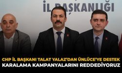 CHP Eskişehir İl Başkanı Talat Yalaz’dan Ünlüce’ye Destek: “Karalama Kampanyalarını Reddediyoruz”