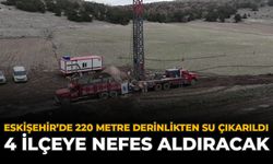 Eskişehir'de 220 Metre Derinlikten Su Çıkarıldı: 4 İlçeye Nefes Aldıracak