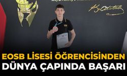EOSB Lisesi Öğrencisinden Dünya Çapında Başarı