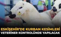 Eskişehir’de Kurban Kesimleri Veteriner Kontrolünde Yapılacak