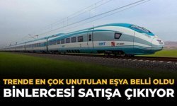 Trende En Çok Unutulan Eşya Belli Oldu: Hepsi Satışa Çıkıyor