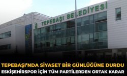 Tepebaşı’nda Siyaset Bir Günlüğüne Durdu: Eskişehirspor İçin Tüm Partilerden Ortak Karar