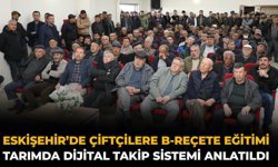 Eskişehir’de Çiftçilere B-Reçete Eğitimi: Tarımda Dijital Takip Sistemi Anlatıldı